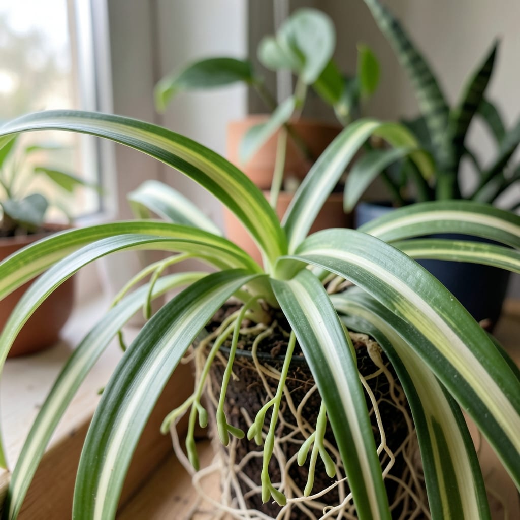 How Much Light Does a Spider Plant Require: Thriving in Bright Indirect Sunlight (Or Less)