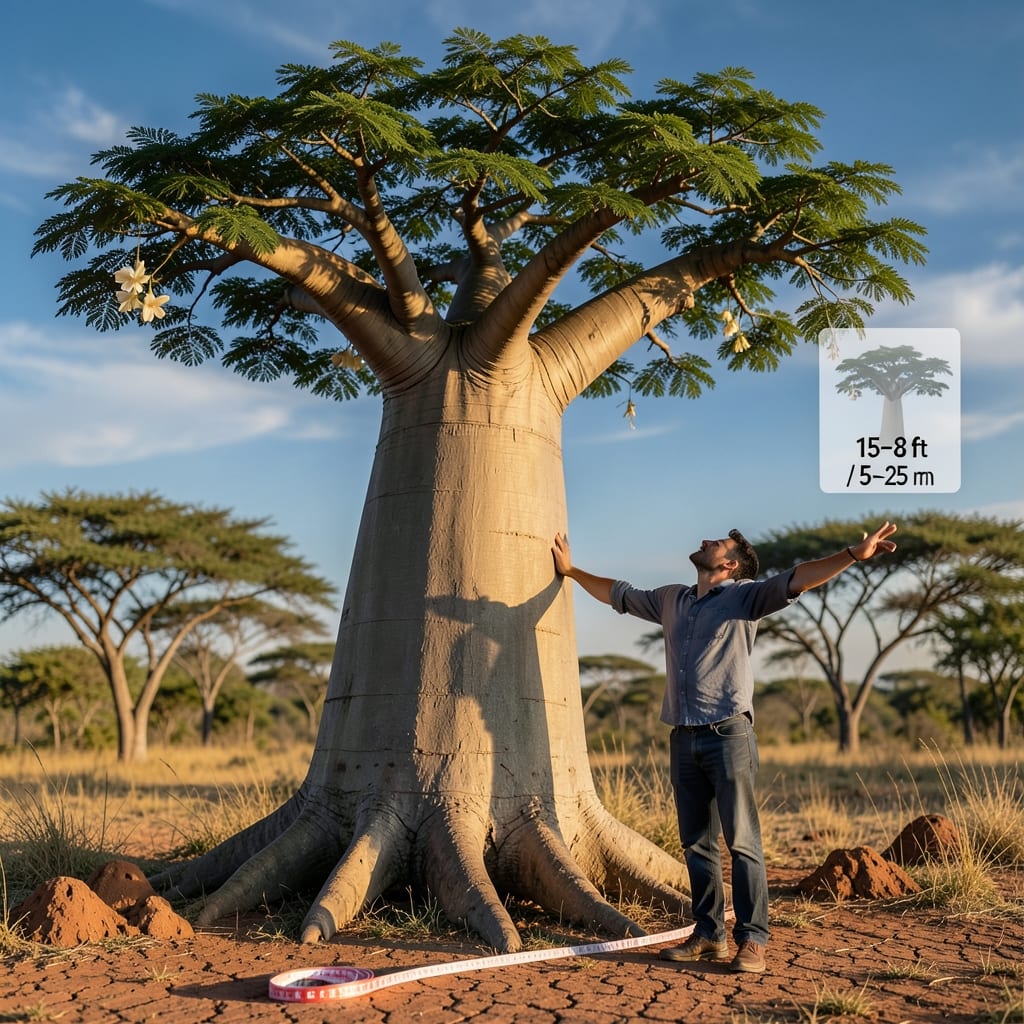 How Tall Can a Baobab Tree Grow: Record Heights by Species and Climate Zones