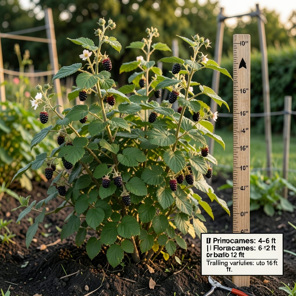 How Tall Can Blackberry Bushes Grow: Pruning Secrets to Control Height by Variety