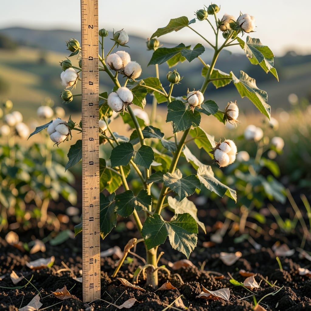How Tall Can Cotton Grow: Mature Heights by Variety and Climate Zones