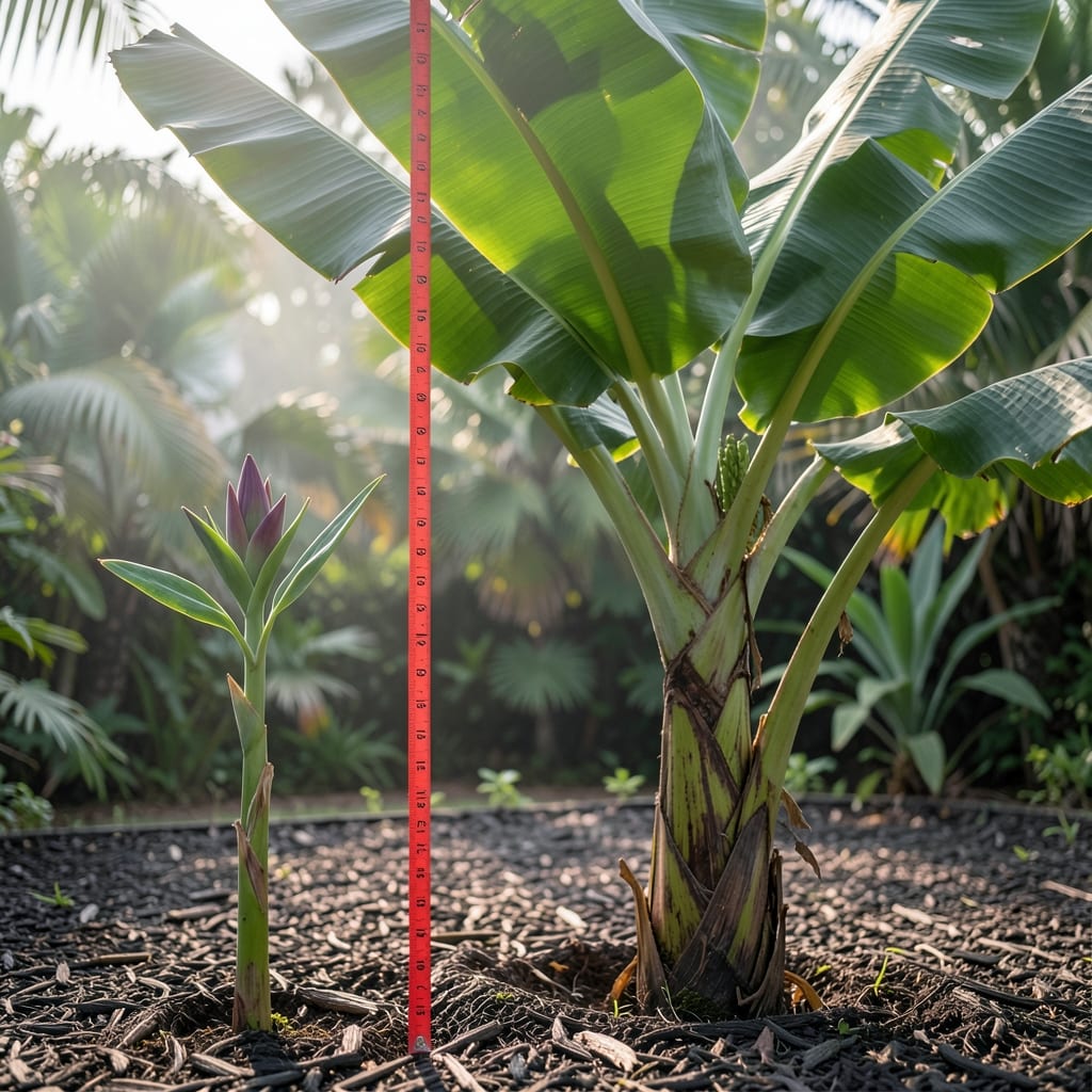 How Tall Can Banana Trees Grow: Dwarf to Towering Heights by Variety