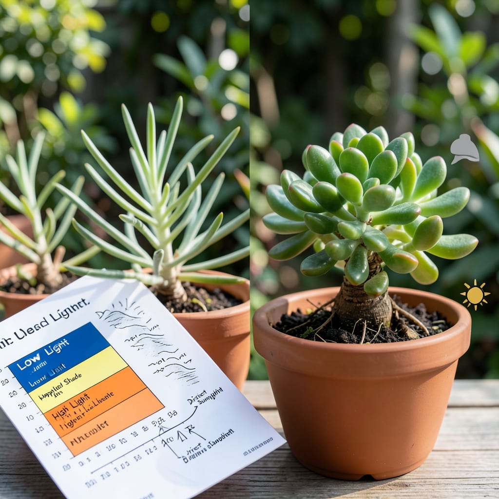 How Much Light Does a Jade Plant Require: Sunlight Needs for Thriving Growth
