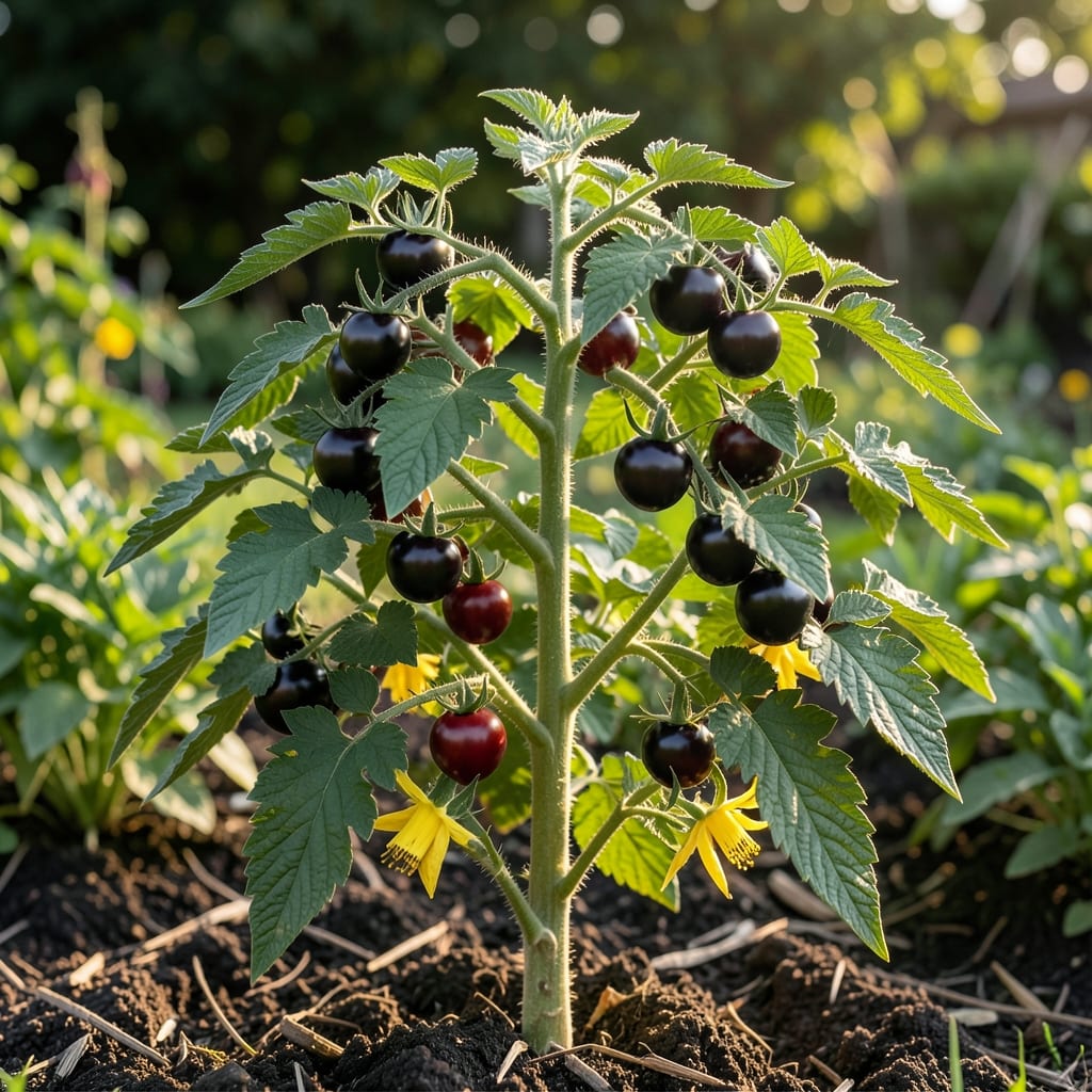 How Tall Do Black Cherry Tomato Plants Grow: Vine Length by Variety & Support Needs