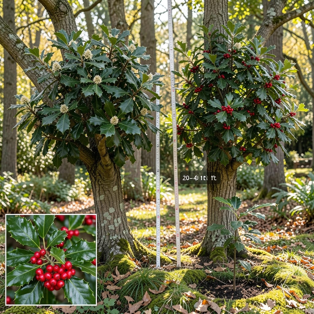 How Tall Can Holly Trees Grow: Dwarf vs Giant Varieties Explained