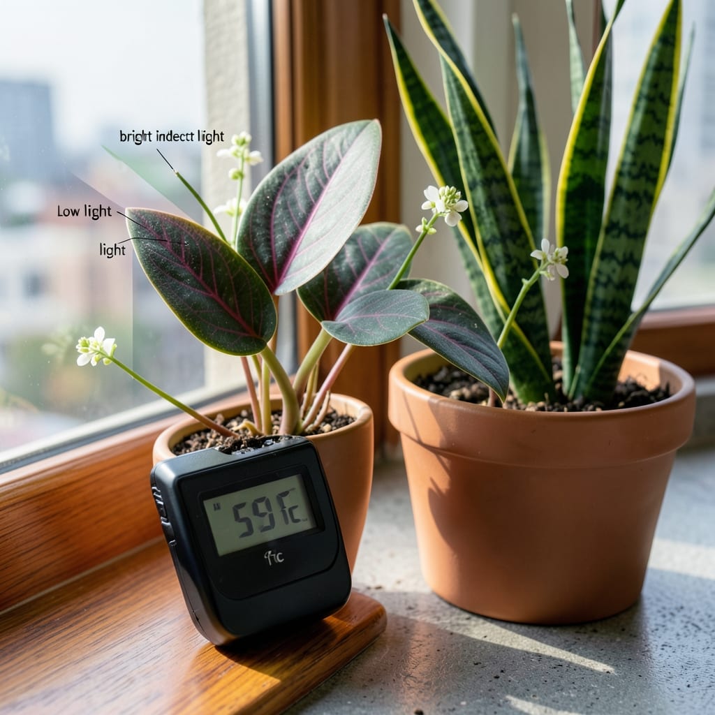 How Much Light Does Prayer Plant Need: Thriving in Low to Bright Indirect Sunlight