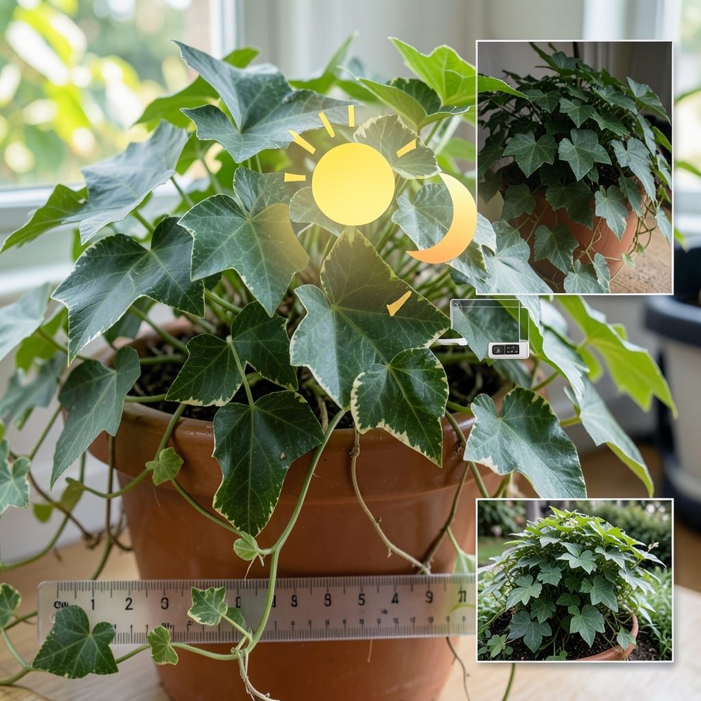 How Much Light Does an Ivy Plant Need: Thriving in Low to Medium Indirect Sunlight